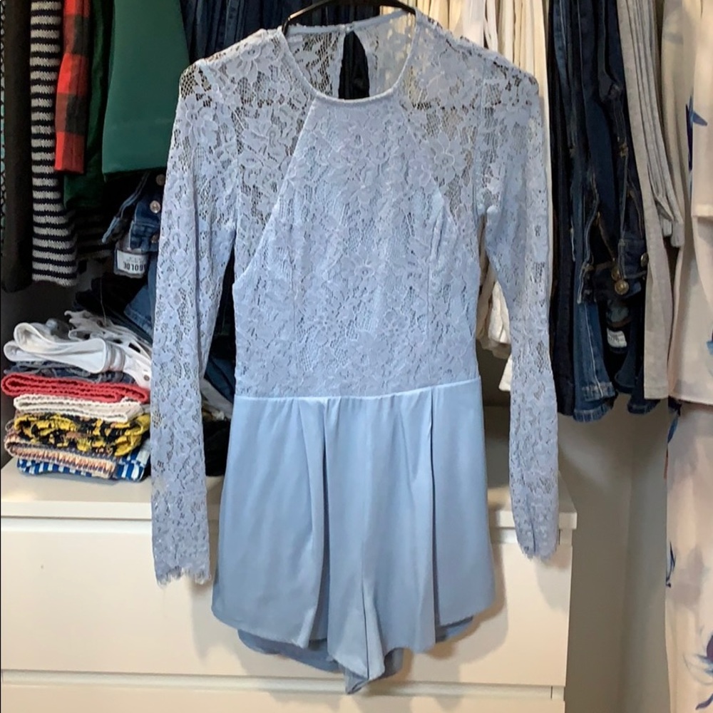 The JetSet Diaries Blue Romper Size Small
